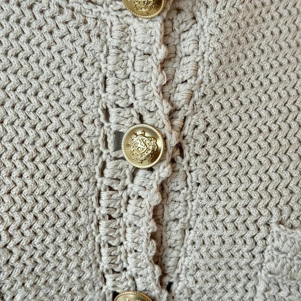 J.Crew Lady Crochet Jacket – Cream (Petite Friendly) - Picture 3 of 3